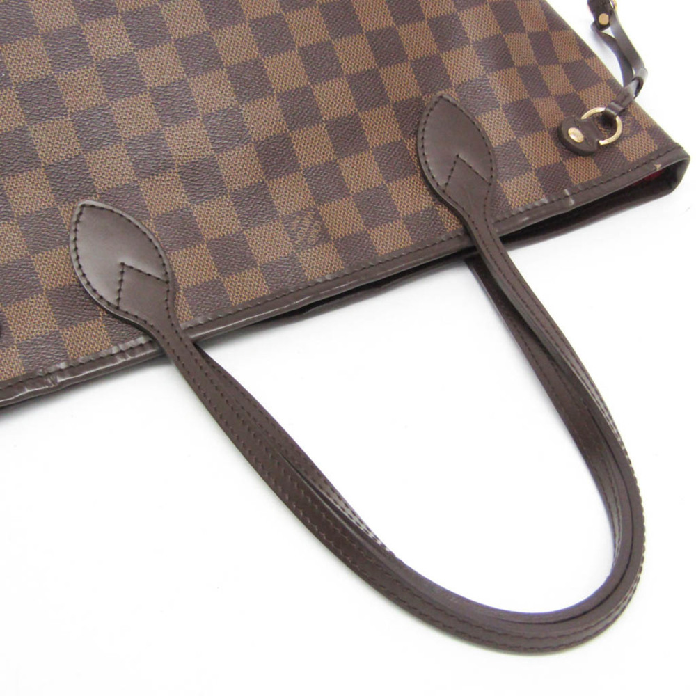 LOUIS VUITTON Brown Damier Neverfull PM Tote Bag - Picture 9 of 13